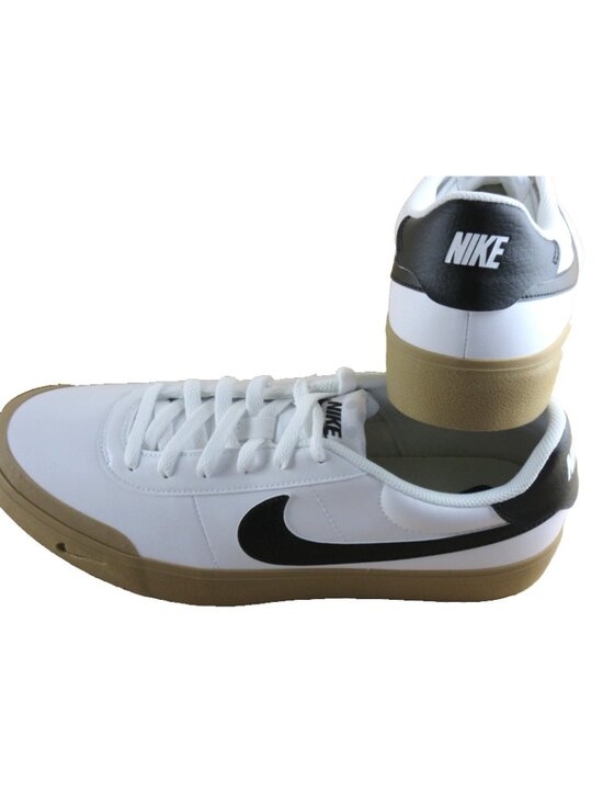 Nike Men's Court Shot Tennis Lifestyle Shoes White Black Gum Bottom Sizes NIB - Picture 6 of 7